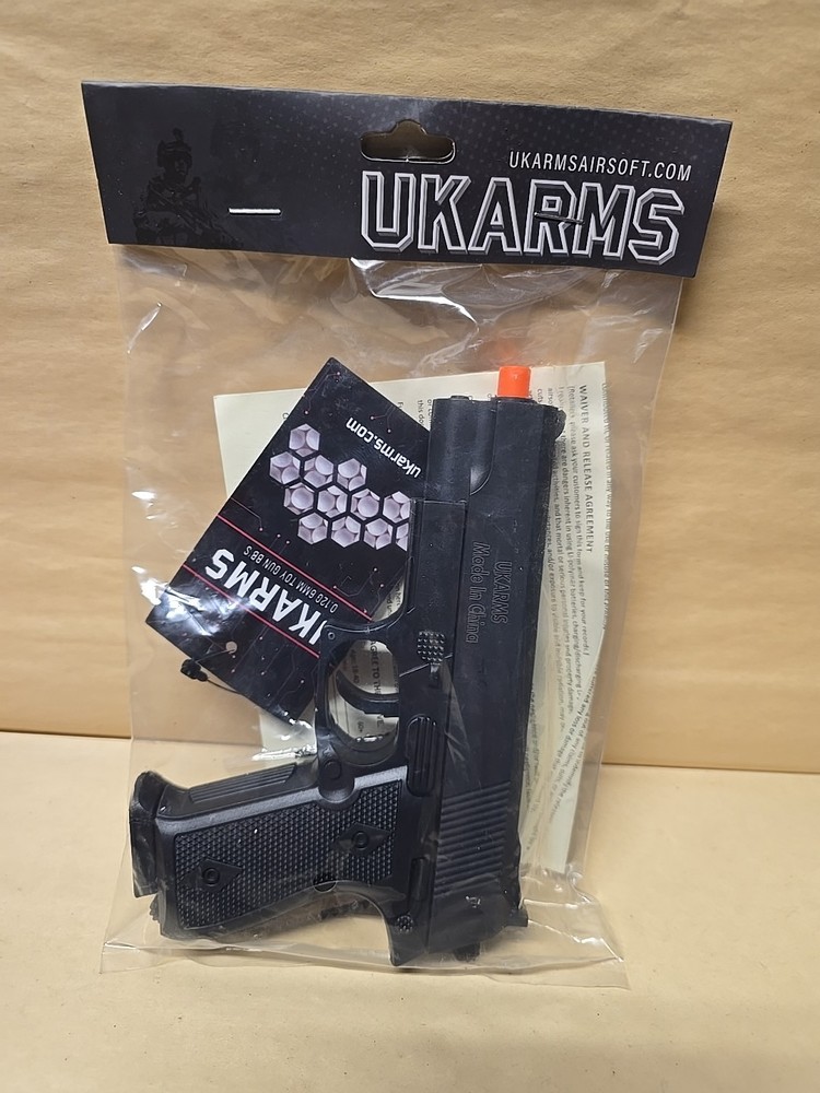 UKARMS Spring Airsoft Gun Pistol Handgun M996B