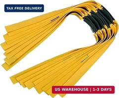16pcs 0.75mm Slingshot Rubber Bands Replacement Flat Hunting Catapult Elastic…