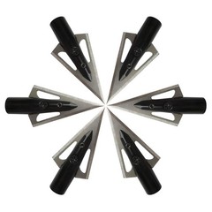 Traditional Wooden Arrow Specific Hunting Broadheads – 12pcs 135 Grain, 0.35″…