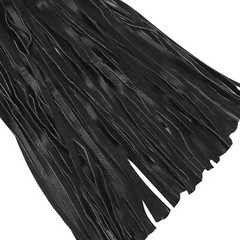 Real Cow Hide Black Leather Flogger 100 Thick Tails Heavy & Thuddy impact Whip