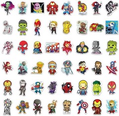 200PCS Cool Character Stickers Waterproof Vinyl Bulk for Laptop Skateboard Water