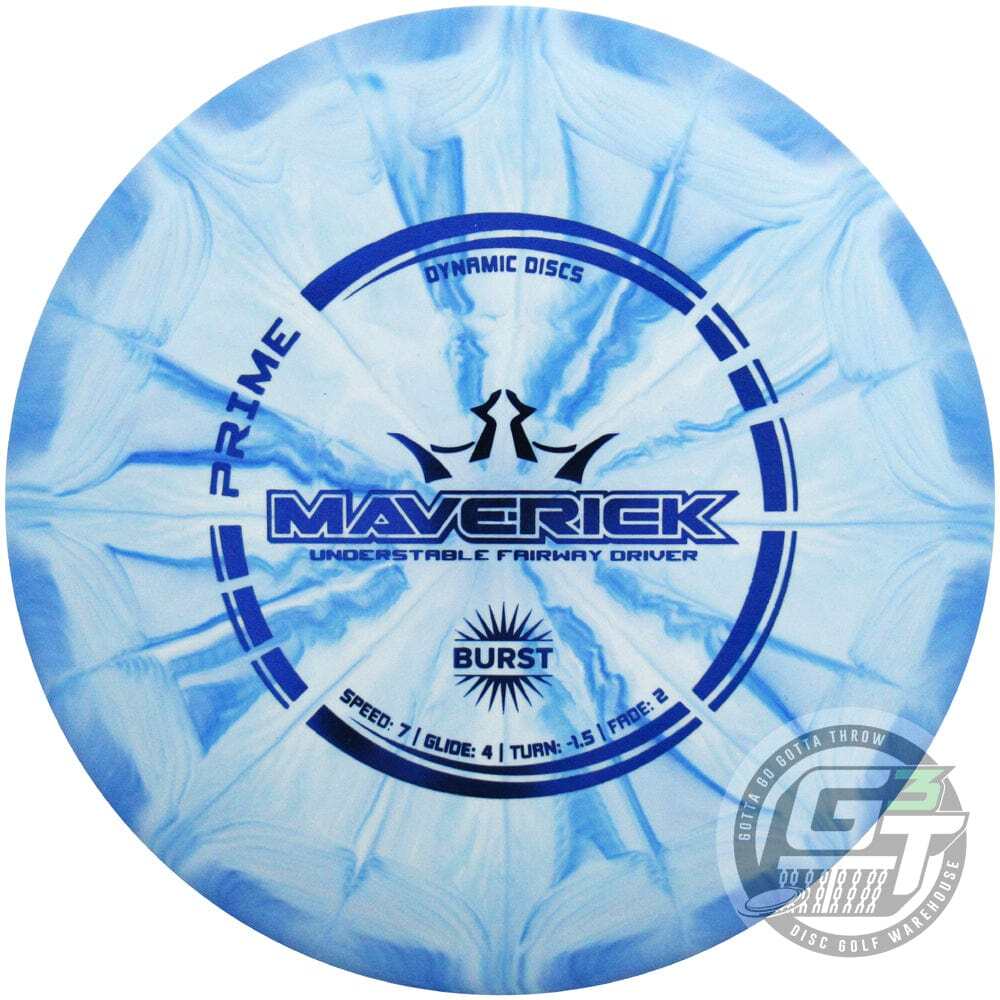 NEW Dynamic Discs Prime Burst Maverick Fairway Driver Golf Disc – COLORS WILL VA