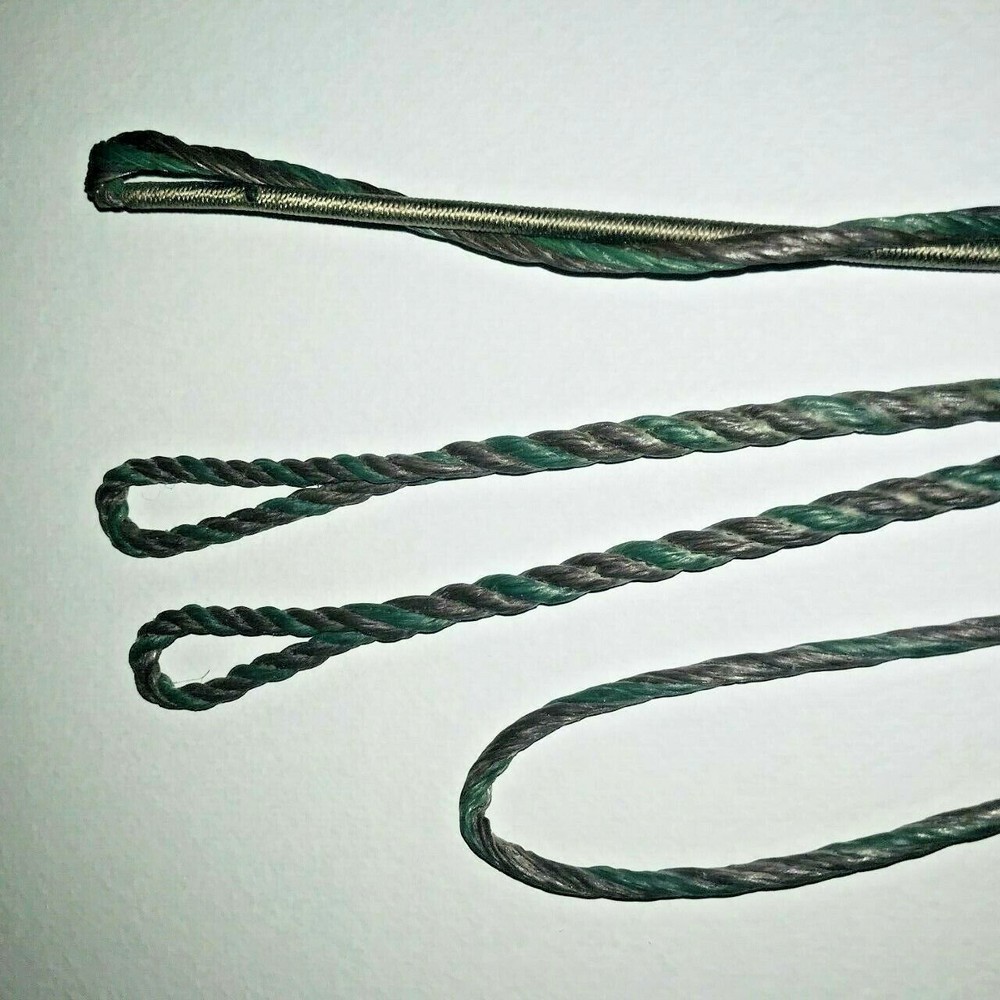 57″ Actual Length BROWN & GREEN B-50 DACRON FLEMISH TWIST BOWSTRING Recurve Bow