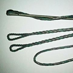 57″ Actual Length BROWN & GREEN B-50 DACRON FLEMISH TWIST BOWSTRING Recurve Bow
