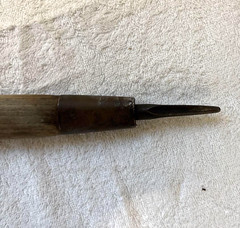 Charlet Moser Super Conta Vintage Ice Axe Wood Shaft 80cm France