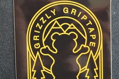 GRIZZLY Skateboard Griptape Bear Mountains Black Z47A OG Skateboarding STICKER