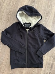 LeMieux Fur Lined Sherpa Womens Hoodie Sweatshirt Zippered Equestrian UK 10 US 6