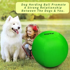 30 Inch Dog Horse Ball with 2 Covers, Giant Herding Ball for Dog Blue Heelers…