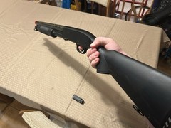 Double Eagle M58A M500 Tactical Heavy Weight Airsoft Pump Shotgun w/ Full Stock