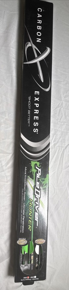 Carbon Express PileDriver Hunter NRG-2 350 Spine Arrows 6pk Blazer Vanes New (A)