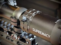 Carmatech Eng. Supremacy AOS Scope First Focal Plane 1-4x Zoom Long Eye Relief