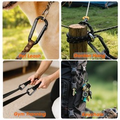 Heavy Duty Carabiner Clips 900 LBS for Hammocks, Camping, Hiking, Dog Leash