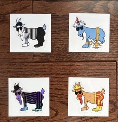 GOAT USA Sticker Mystery Pack ! 5 Stickers – No Duplicates! FREE SHIPPING