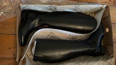 ARIAT Ladies Leather Field Boots *NEW* Black SIZE 5.5 *Challenge II Back Zipper