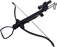 100lbs Scout Compact Crossbow Collapsible Limbs and Adjustable Stock w/ Scope