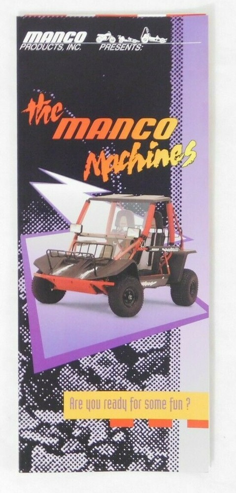 Manco Machines Offroad GoKart Dingo Mini Bike Factory OEM Dealer Sales Brochure
