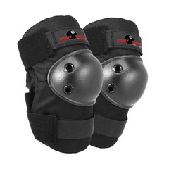 Eight Ball Kids’ 8+ Pad Set 3pk – Black: Elbow, Knee, Wrist Protection
