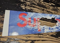 100% Authentic Supreme Shattered Glass Hole Art Dealer Box Logo Sticker SS26 TNF