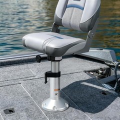 Manumarine Boat Seat Pedestal Aluminum Adjustable Height Locking 13-18 Inches