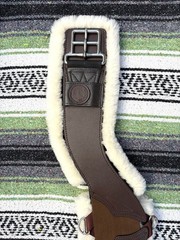 Total Saddle Fit -STRETCHTEC Western Cinch – 34” Brown / Fleece Liner