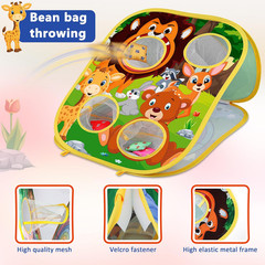 Animal Bean Bag Toss Game Toy Outdoor Toss Game, Family Party Party Supplies for