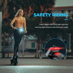NEW ELECTRIC SCOOTER ADULT WITH DOUBLE SHOCK ABSORPTION & APP FOLDING E-SCOOTER