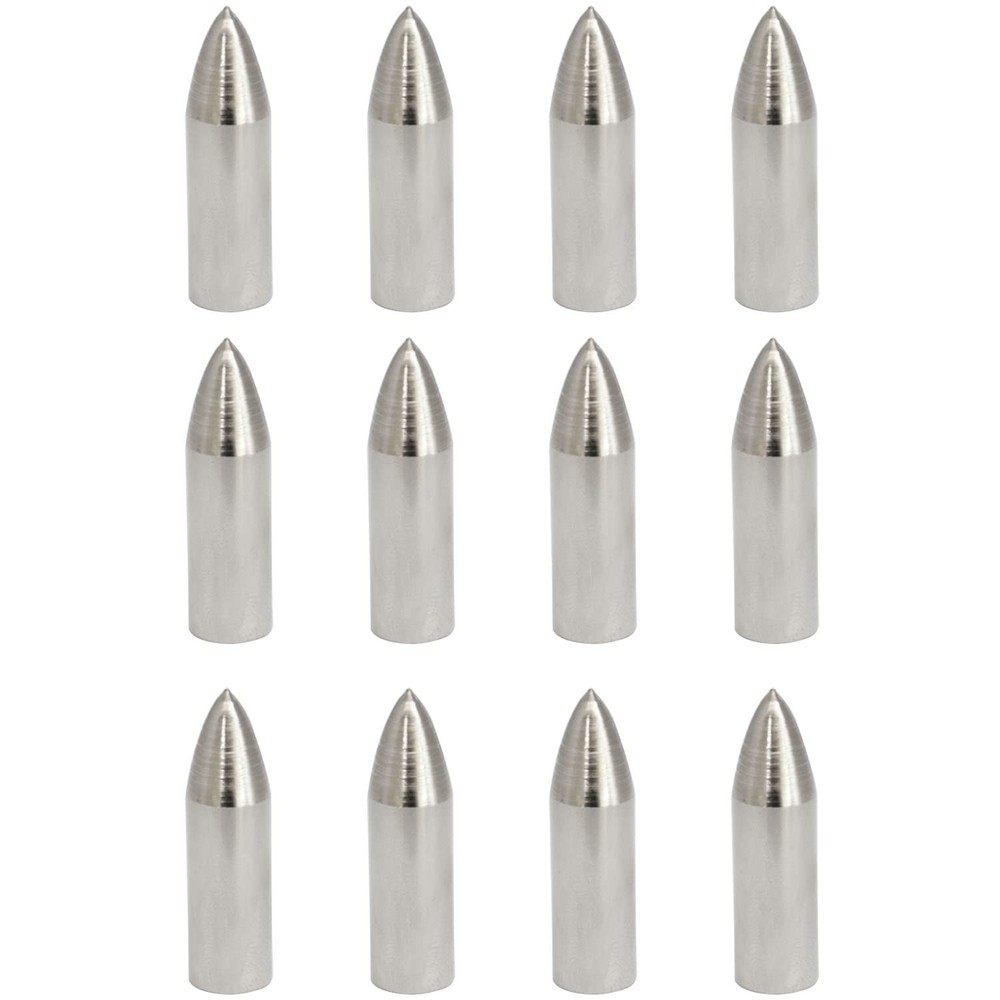 12pcs Field Tips Target Point Arrowhead Arrow Heads 100 Grain Glue on Target …