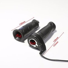 12/24/36/48v Universal Electric Scooter Twist E-Bike Throttle Grip Handlebar