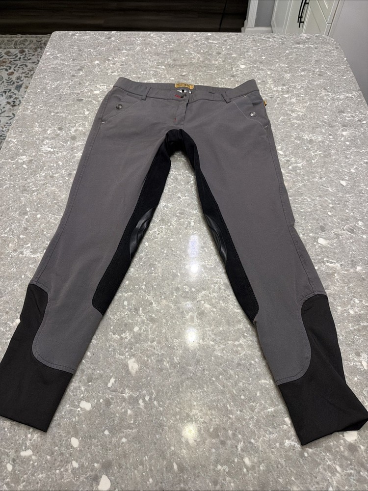Devon-Aire Riding Breeches size 30R Women’s Horseback Riding Pants Gray