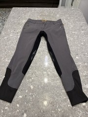 Devon-Aire Riding Breeches size 30R Women’s Horseback Riding Pants Gray