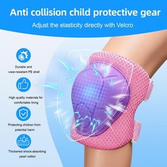 Kids Protective Gear Set, Knee Pads for Kids 3-10Years Toddler Knee and Elbow…