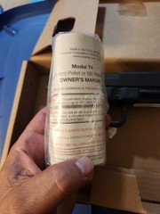 Vintage Black Crosman T4 CO2 Powered Air Pistol remanufactured In The Box New