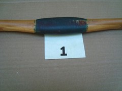 Vintage Wolverine English Style Long Bow 63, in. x 25 lb. R/H (Item #1)