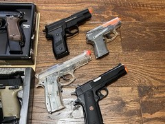 Airsoft Pistol Lot — AEP, GBB, Springer