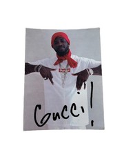Supreme Gucci Mane Sticker FW16 Photo-Print T-Shirt Graphic Authentic