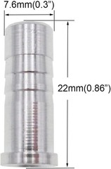 Precision Arrow Inserts: 12 Pack Fits 6.0mm, 6.2mm, 7.6mm Shafts – Easy Install