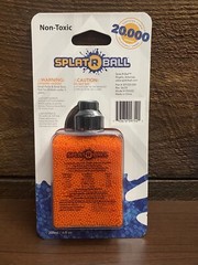 New Sealed SplatRball 20,000 Rounds 7.5mm Orange Ammo Certified Splat-R-Ball