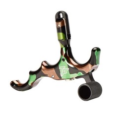 @NEW@ TruFire Edge 4 Finger Camo Thumb Release Aid EG4C