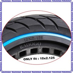 Solid Tire 10×2.125 for Electric Scooter Only fit 10X2.125 Scooter Tire Rim