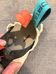 La Sportiva Mantra Climbing Shoes EU 40.5 USM 8 Chalk No Edge Bouldering