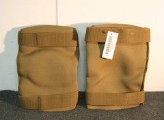 USGI Military USMC Surplus Army Elbow Pads, Coyote Brown w/ Tan, Medium, NEW