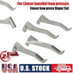 4X For Most Modern Compound Bows Iron Linear Bow Press Finger 7/16 inch US