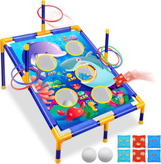 Animal Bean Bag Toss Game Toy Outdoor Toss Game, Family Party Party Supplies for