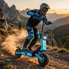Dual Motors Electric Scooters for Adults 60V 27Ah 50MPH 5600W Off Road E-scooter