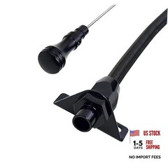 HAHAHA 700R4 4L60E 4L80E Trans Flexable Stainless Braided Hose Dipstick