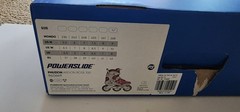 PowerSlide Phuzion Argon Rose 100 In-line Skates (rollerblades) Womens 10.0 (42)