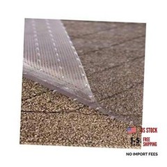 Clear Vinyl Plastic Floor Runner/Protector – 27″ x 25′ – Low Pile Carpet