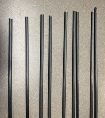 9-Mixed Used Carbon Shafts-28” Some Need Fletchings & Inserts See Pics