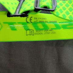SCOTT Junior Witty Enhancer Snow Goggles Green/Yellow Frame Tinted Amber Lens