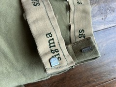Sigma Girls Riding Breeches – Size 16 Beige Cotton Lycra Blend -side zip lites